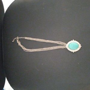 Vintage torquoise 12" necklace